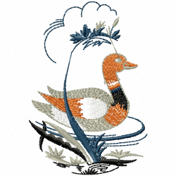 Ducks And Goose Embroidery Design 1